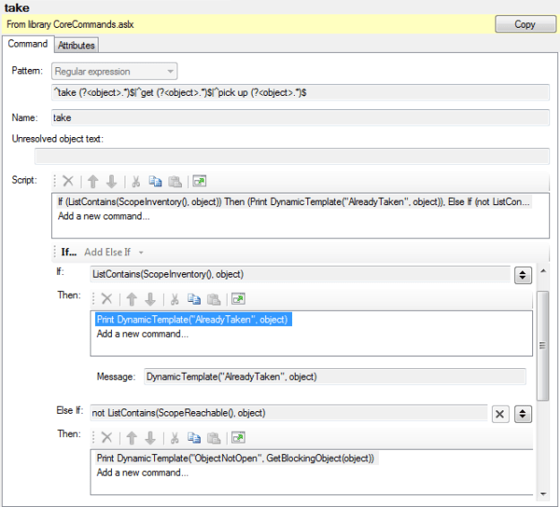 Editing a library element